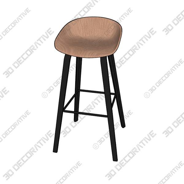 GDF Studio Shea Wood And Iron Rustic Swivel Bar Stool Set of 2