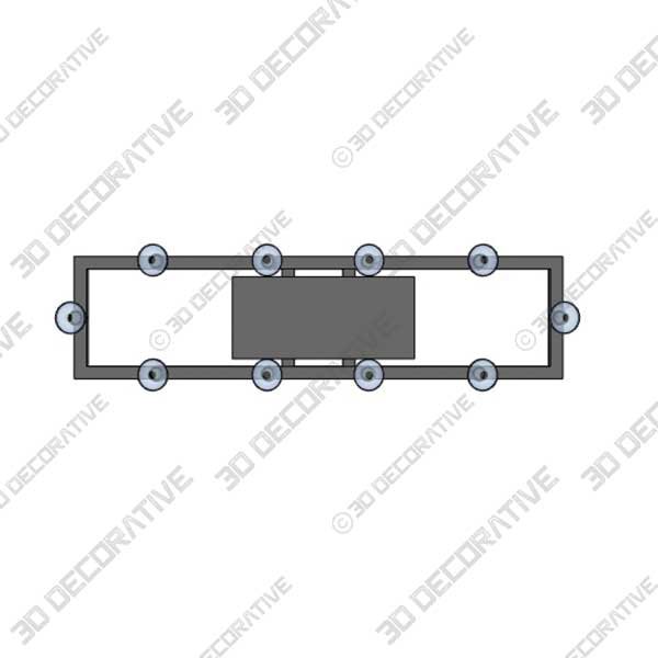 Lucidce 5 Lights Contemporary - 3D Decorative