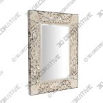 Haigler Rectangle Wood Wall Mirror