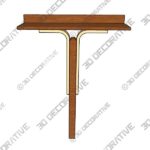 21st Century Contemporary Wood Console Table