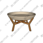 Angella Coffee Table - 3D Decorative