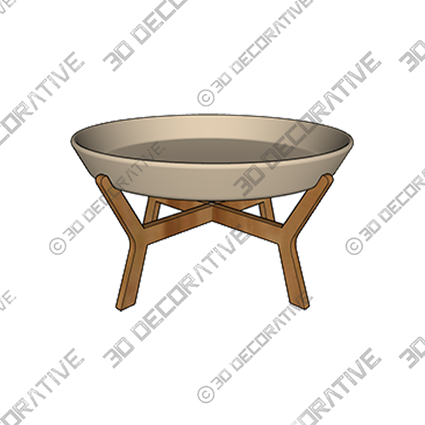 Angella Coffee Table - 3D Decorative