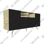 Sansa 63″ Wide Sideboard