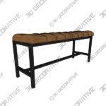 Safavieh Chase Retro Glam Faux Leather Bench