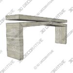 Reclaimed Wood Console Table