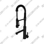 Commercial Style Pull-Down Single Handle Kitchen Faucet