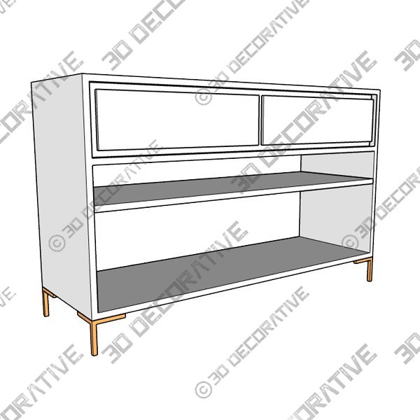 Nolan Entryway Console - 3D Decorative