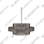 Ambledon Rattan Round Pendant