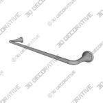 Darcy 18-Inch Towel Bar in Brushed Nickel