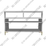 Nolan Entryway Console - 3D Decorative