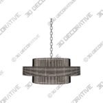 Ambledon Rattan Round Pendant