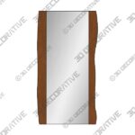 Fontana Floor Mirror Brown