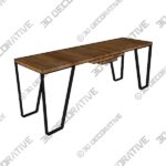 Bassel Iron Dining Table