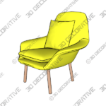 Accent Chair Single Sofa Fabric Lounge Chair