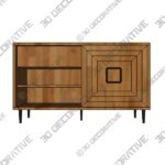 Brumbaugh 52” Wide 2 Drawer Credenza