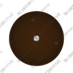 3_600x600-67.png Aquaterior 16.5354” Bronze Glass Circular Vessel Bathroom Sink - 3D Decorative