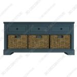 Ardina Wood Storage Bench - 3D Decorative