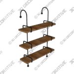 Arul 3 Piece Tiered Shelf - 3D Decorative