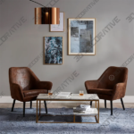 Carbone Frame Coffee Table with Storage - 3D Decorative