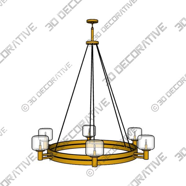 Chandelier-1-12.jpg DEMARET ROUNDÂ CHANDELIER 36" - 3D Decorative