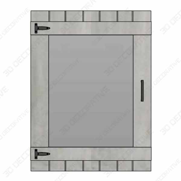 FirsTime & Co. Weathered Barn Accent Wall MirrorĀ - 3D Decorative