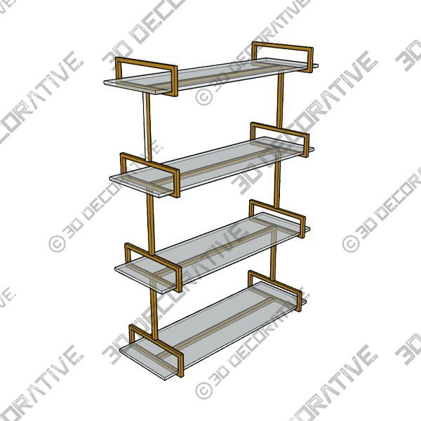 Harley 4 Piece Tiered Shelf - 3D Decorative