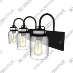 Light Dimmable Vanity Light - 3D Decorative