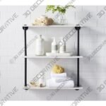 Linden Handcrafted Triple Tier Shelf - 3D Decorative