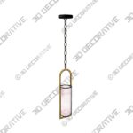 3_600x600-50-1.jpg Melange Small Elongated Antique Brass with Alabaster Shade Pendant Light - 3D Decorative