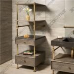 ELEMENTAL CLASSIC STORAGE SET WITH STONE SHELF - 3D Decorative