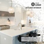 Modern Social Media Post Template for Interior Designer - 3D Decorative