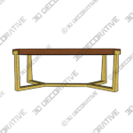 3_600x600-8-2.png Abrielle Cross Legs Coffee TableĀ - 3D Decorative