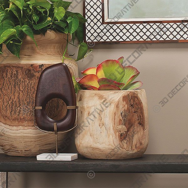Adair Wooden VaseĀ - 3D Decorative