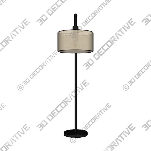 Aukerman 68″ Arc Floor Lamp - 3D Decorative
