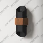 Light-5-2-7.jpg Betton Single Light Novelty Outdoor Aluminum LED Wall Light - 3D Decorative