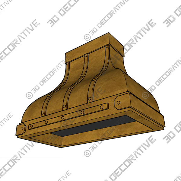CAMELLIA RANGE HOOD - 3D Decorative
