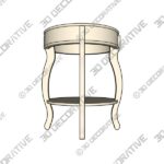 2_600x600-48.jpg Cayuga 24” Tall End Table - 3D Decorative