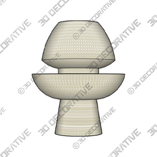 Champignon Handcrafted Ceramic Vase - 3D Decorative