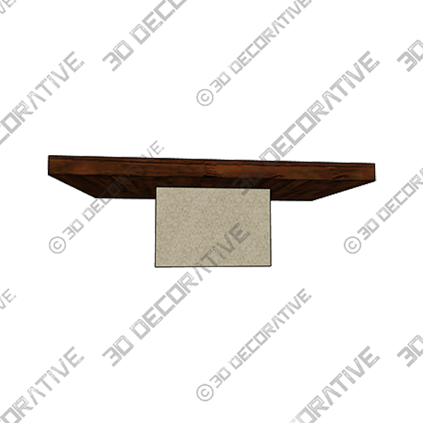 Cheyne Pedestal Coffee TableĀ - 3D Decorative