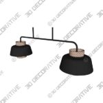 Pendanet-2.jpg Colin Perforated Metal 2-Light Pendant - 3D Decorative