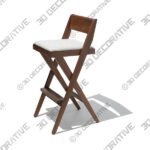 Stool-1-10-1.jpg Compass Counter and Bar Stool - 3D Decorative