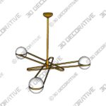 Corbett Kyomi Chandelier - 3D Decorative