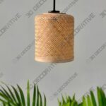 Light-4-3.jpg Cyclic regular – Unique handmade Woven Hanging Pendant Light, Natural/Bamboo Pendant Light - 3D Decorative