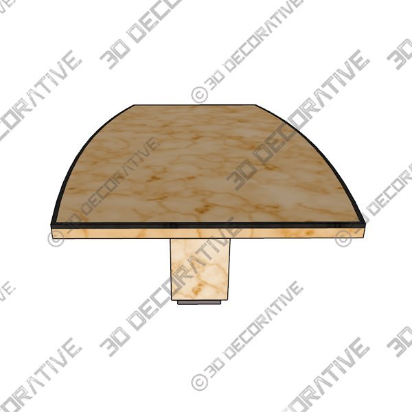 Dining Table by Willy Rizzo - 3D Decorative