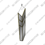 3_600x6000.png Heptagon Shape Wall MirrorĀ - 3D Decorative