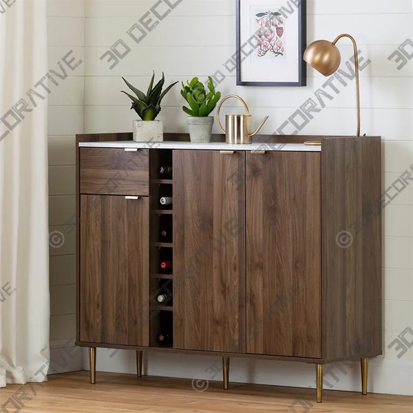 Hype Buffet with Wine StorageĀ - 3D Decorative