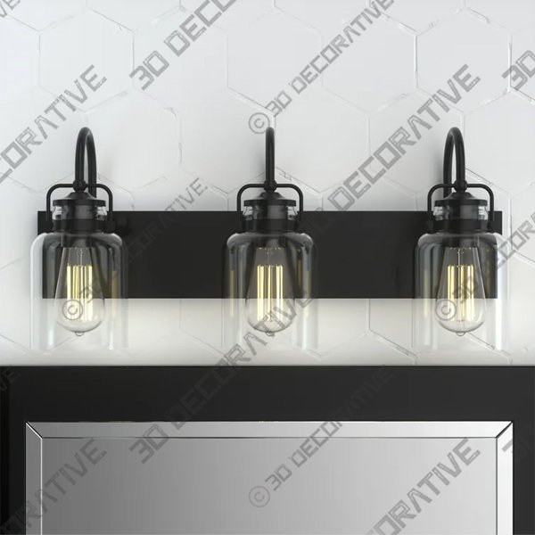 Light Dimmable Vanity Light - 3D Decorative
