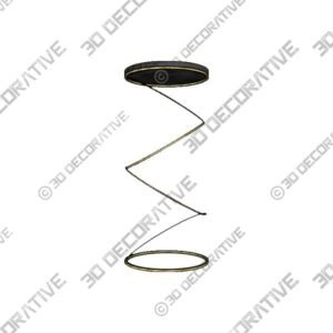 Lorelai 23.75” Tall Frame End Table - 3D Decorative