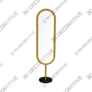 Marshmallow Floor Mirror - 3D Decorative