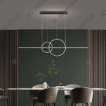Light-5-3-4.jpg Minimalist Black Island light for Kitchen LED Hanging Light with Ring Shape - Steel Bar - 3D Decorative